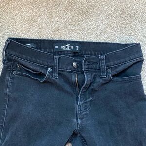 Hollister advanced stretch skinny black jeans